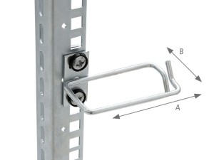 Haczyk do przewodów rack 19" TRITON 40x80 RAX-D3-X48-X3