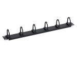 Panel rack 19" TRITON 1U z 5 pierścieniami