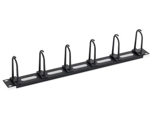 Panel rack 19" TRITON 1U z 6 dużymi zatrzaskowymi pierścieniami