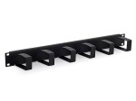 Panel rack 19"TRITON 1U z 6 metalowymi pierścieniami