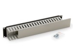 Panel rack 19" TRITON 2U z podwójnym kanałem kablowym
